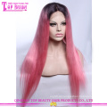 Atacado de alta qualidade ombre perucas, peruca rosa ombre de cosplay